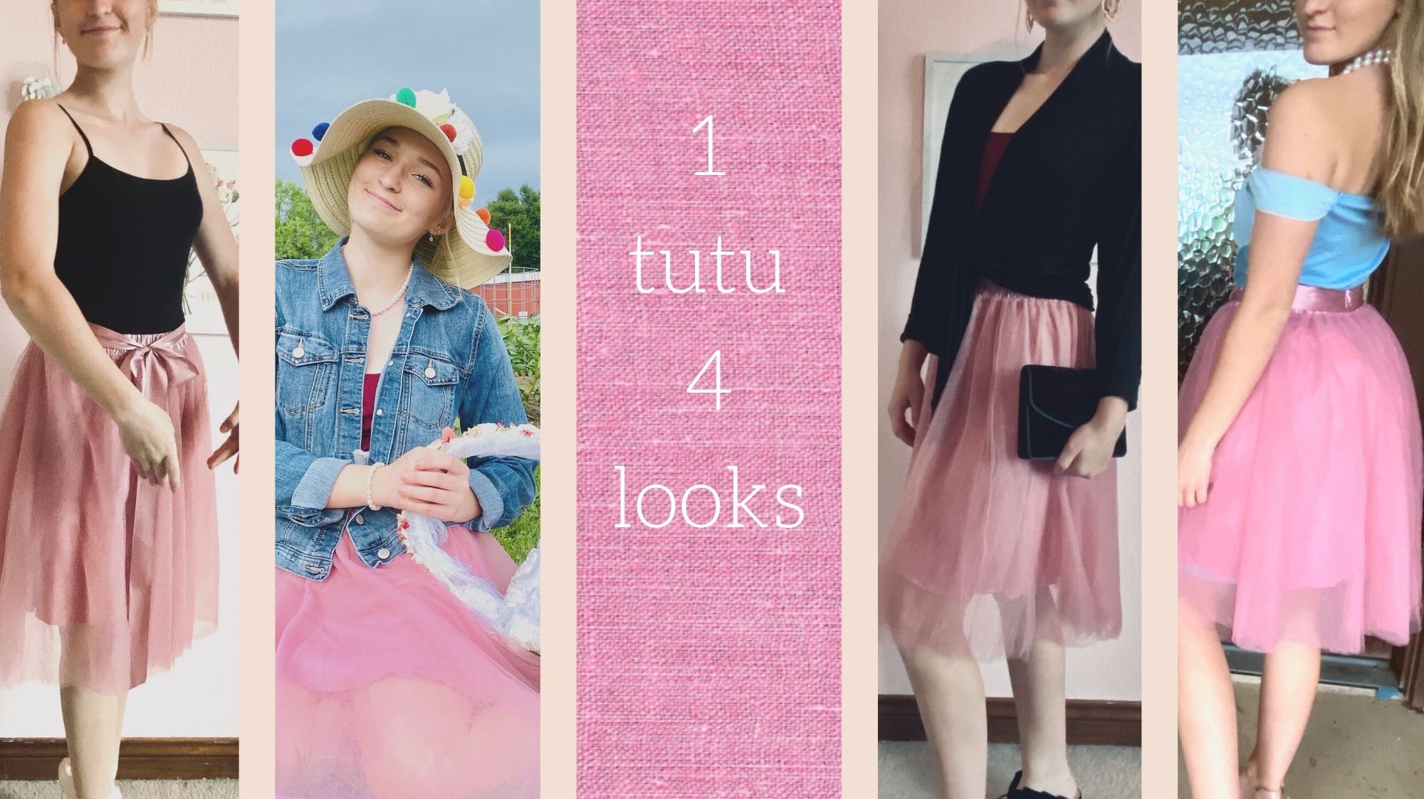 1 tutu 4 looks