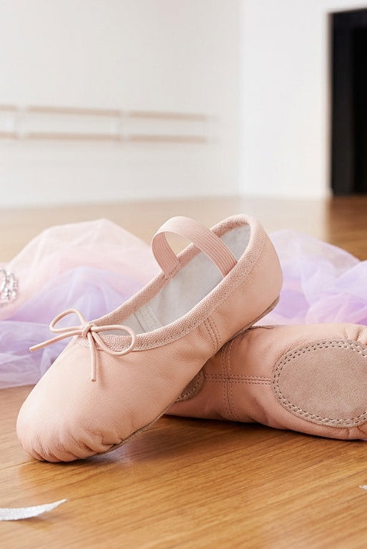 difference between split sole and full sole ballet shoes for toddlers