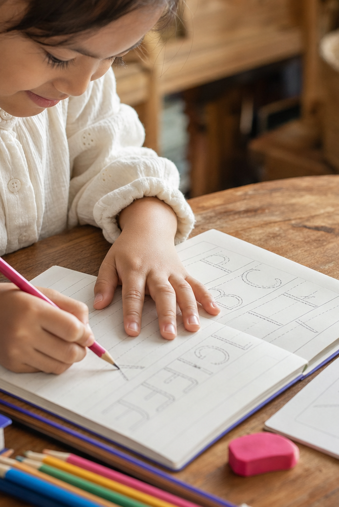 preschool letter tracing books