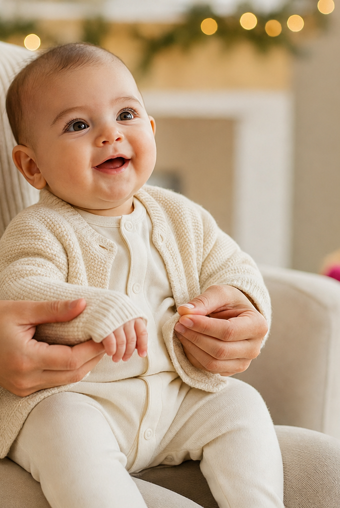 what do pediatricians recommend for baby's first Christmas outfit