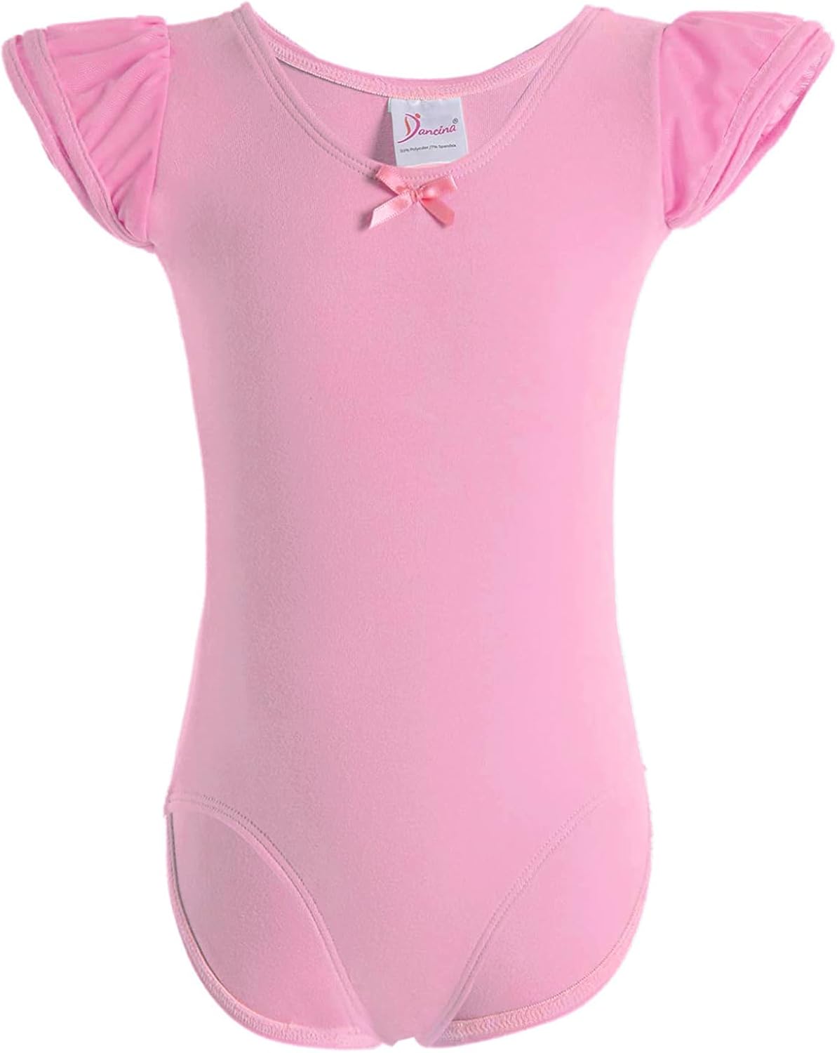 Flutter Sleeve Ballet Leotard Pink