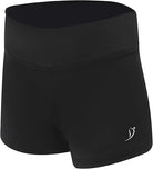 Black Gymnastics Shorts for Girls - Dancina