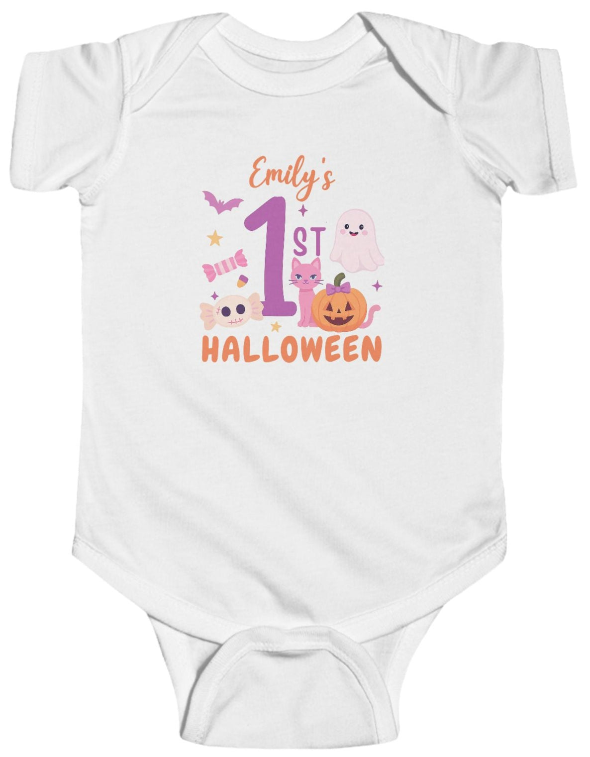 Custom Name Baby & Toddler Onesie Halloween