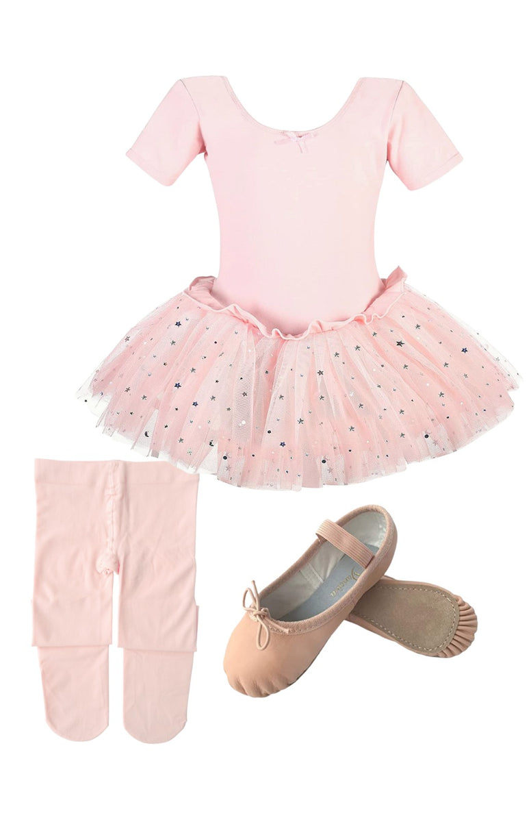 Ballerina Outfit Set Tutu Tights Shoes Dancina