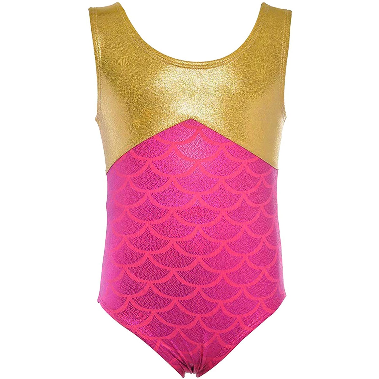 Gymnastics Leotards for Girls "Mermaid Pink" (Ages 3-12)