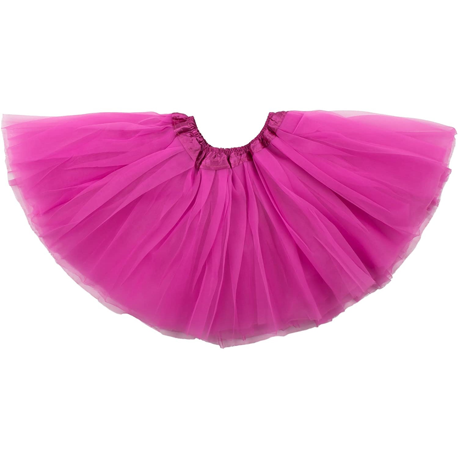Dancina Tulle Skirt for Girls 2-12 years in Fuchsia Pink