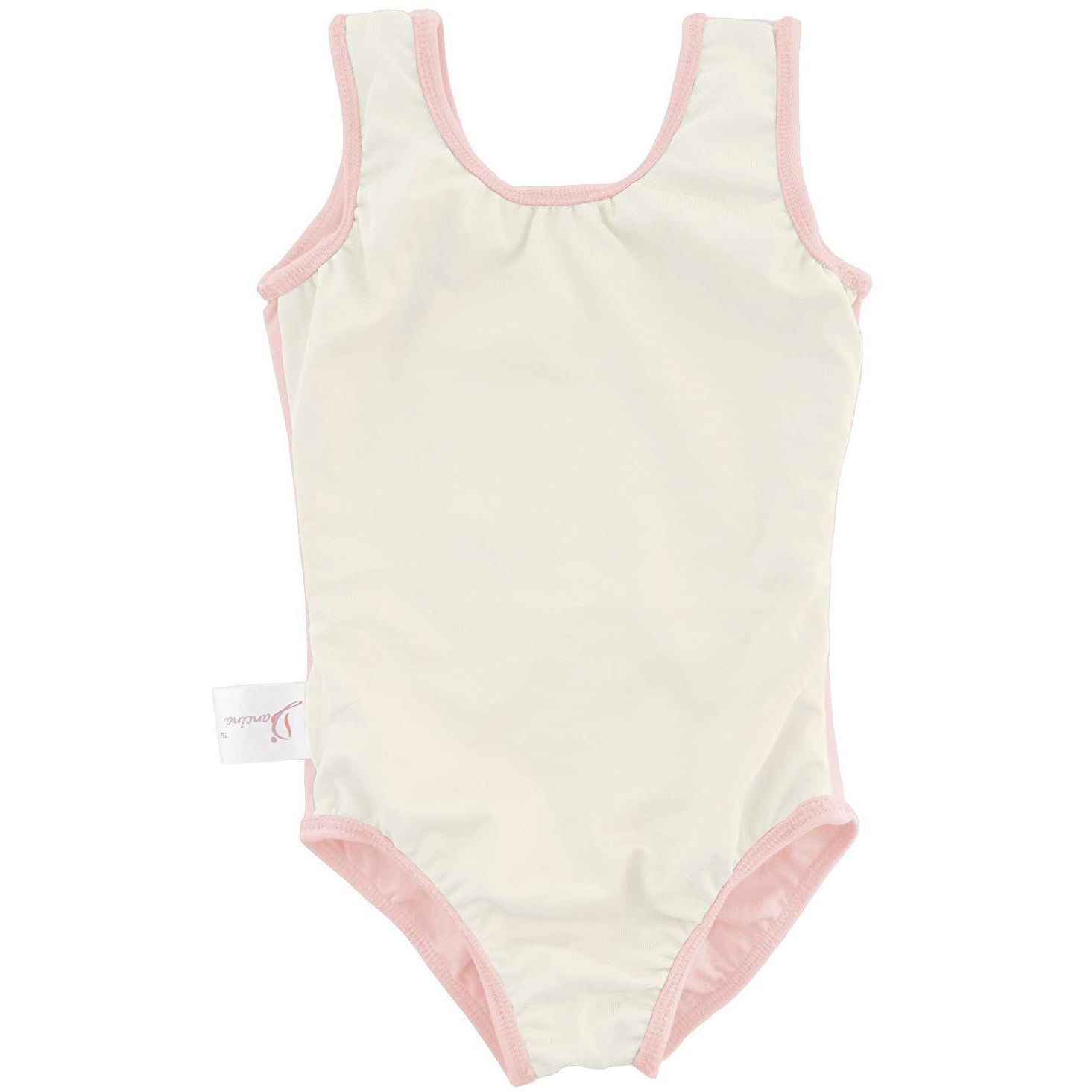 Dancina Leotard Tank Top Ballet Gymnastics Front Lined Comfy Cotton Ages 2-10 in Dark Purple