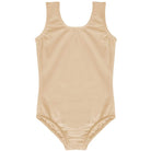 Dancina Leotard Tank Top Ballet Gymnastics Front Lined Comfy Cotton Ages 2-10 in Beige