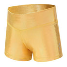 Gold Gymnastics Shorts for Girls - Dancina
