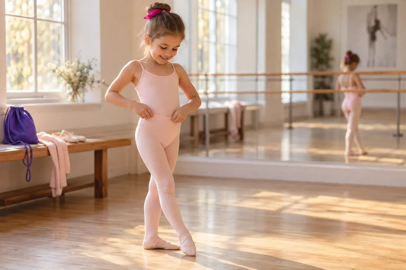 ballet pink tights