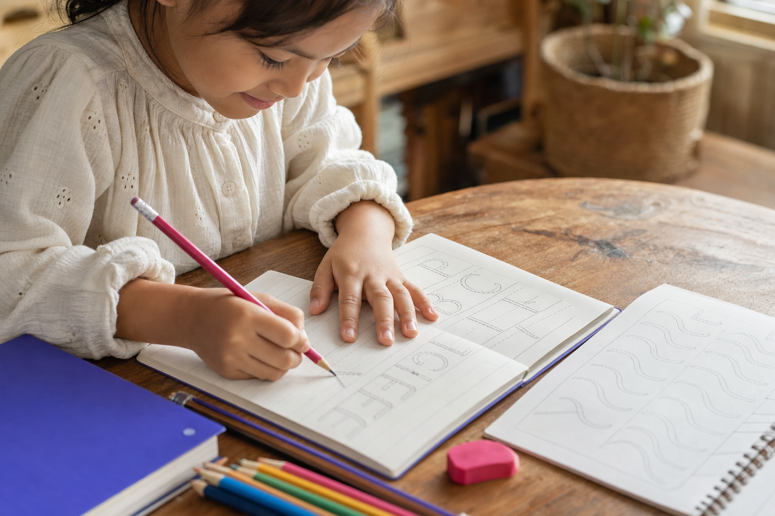 preschool letter tracing books