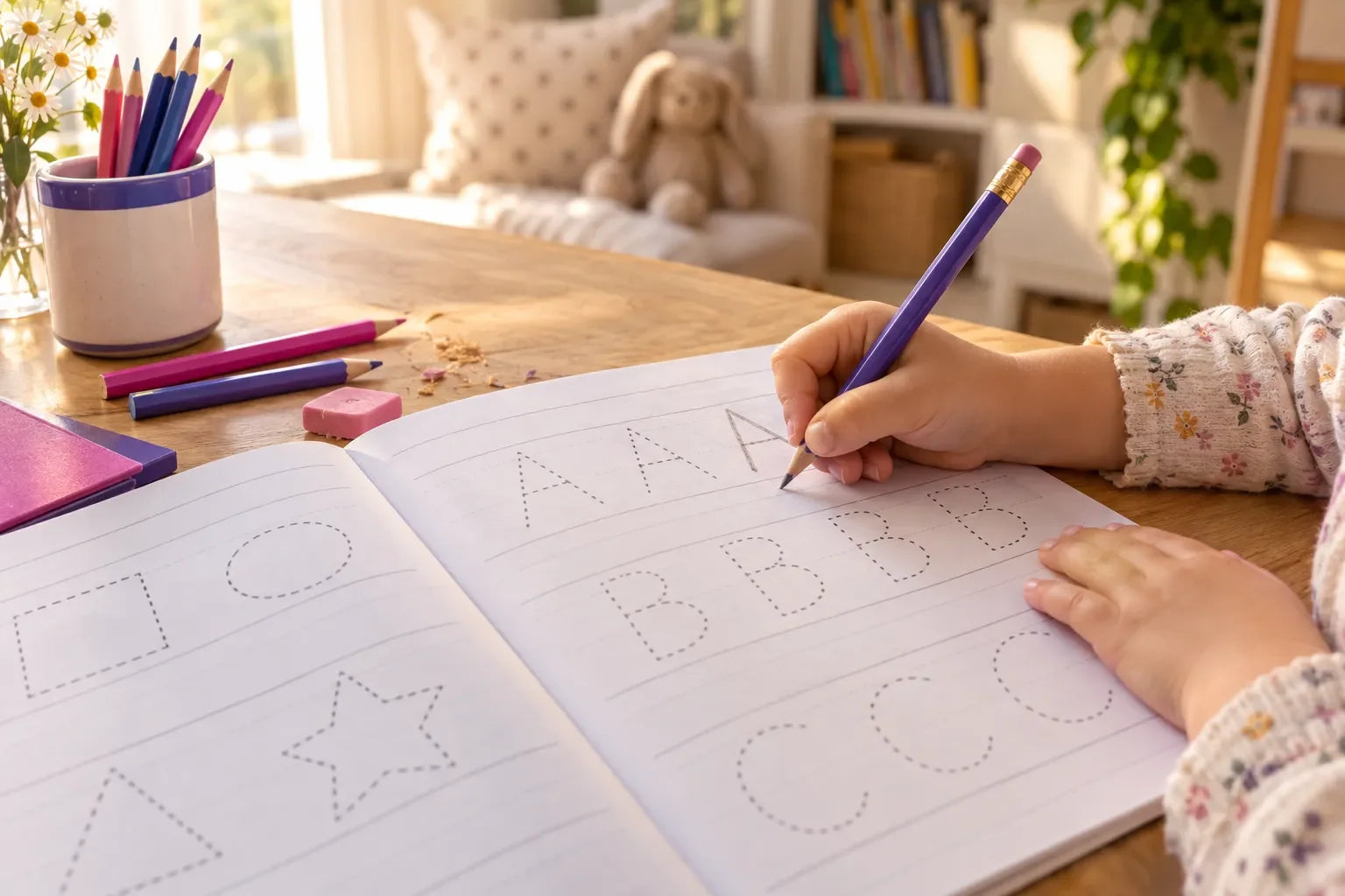 preschool tracing workbook