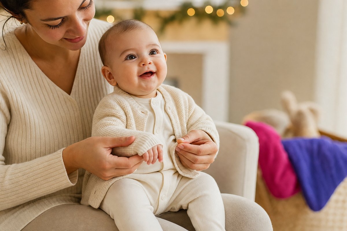 what do pediatricians recommend for baby's first Christmas outfit