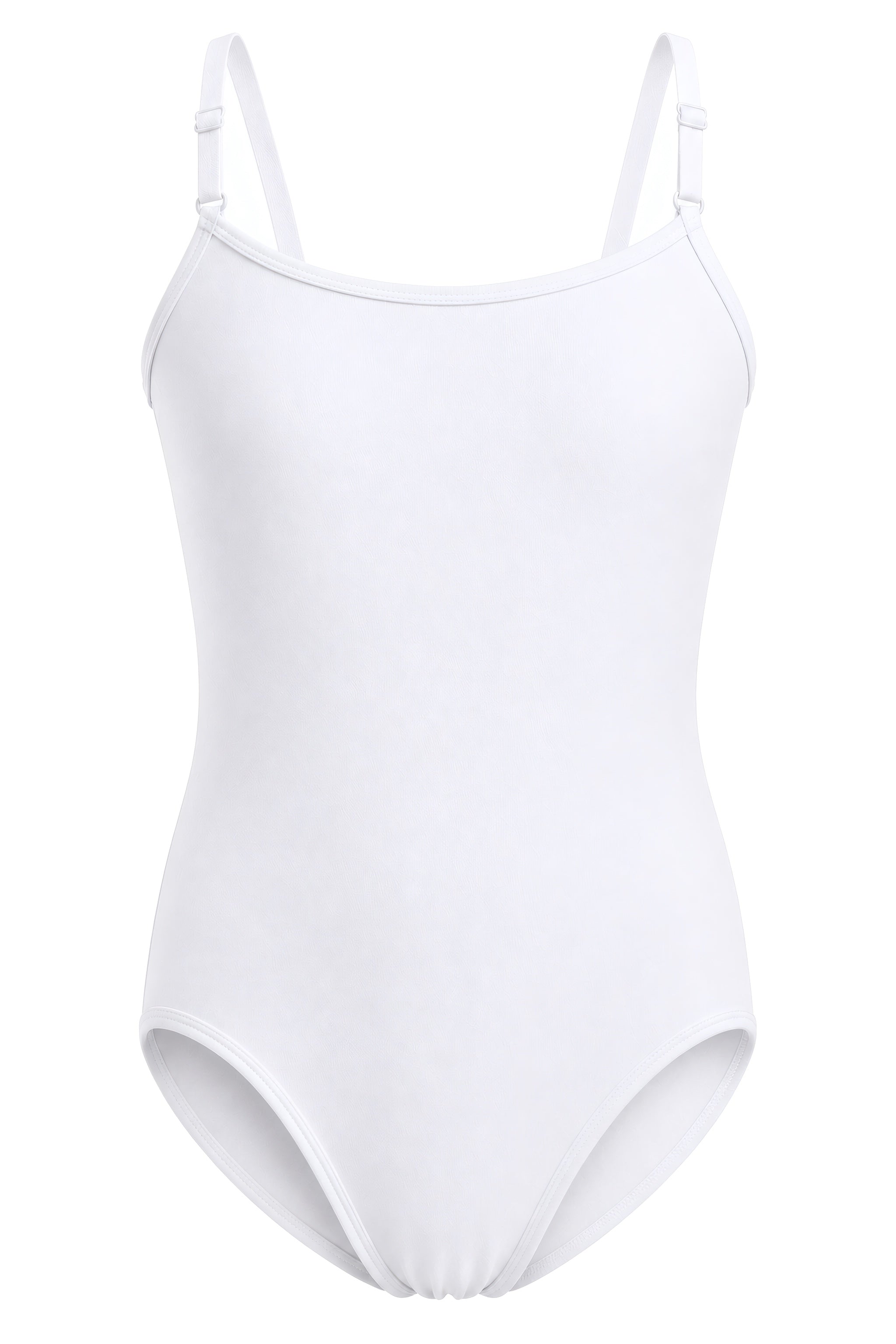 Camisole Leotard in White