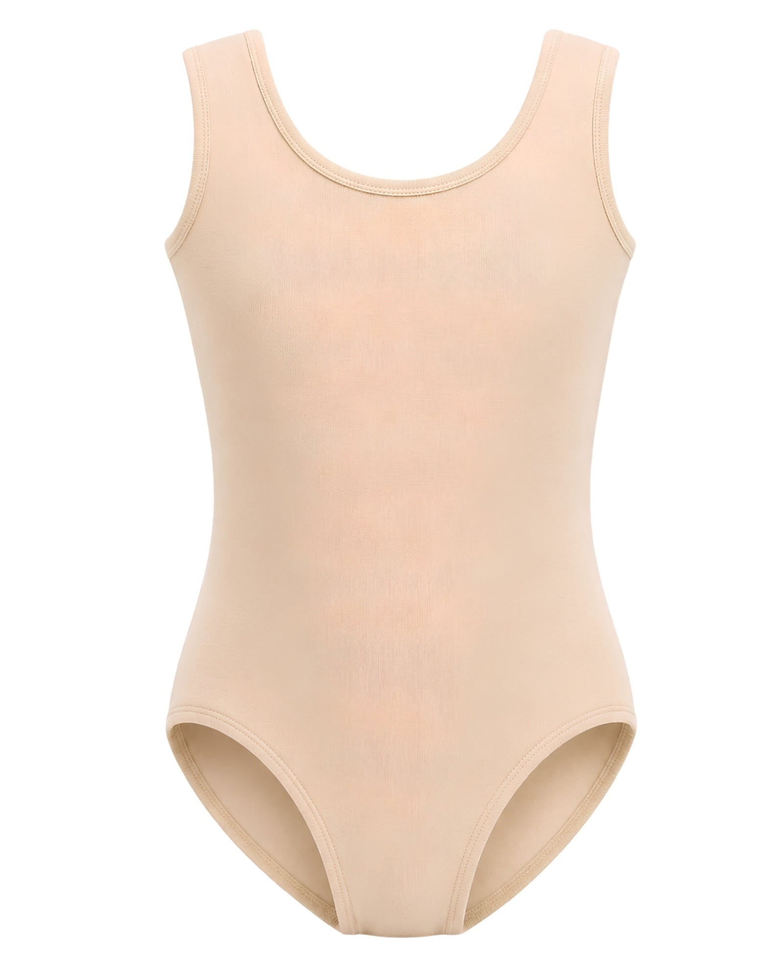 beige tank top leotard