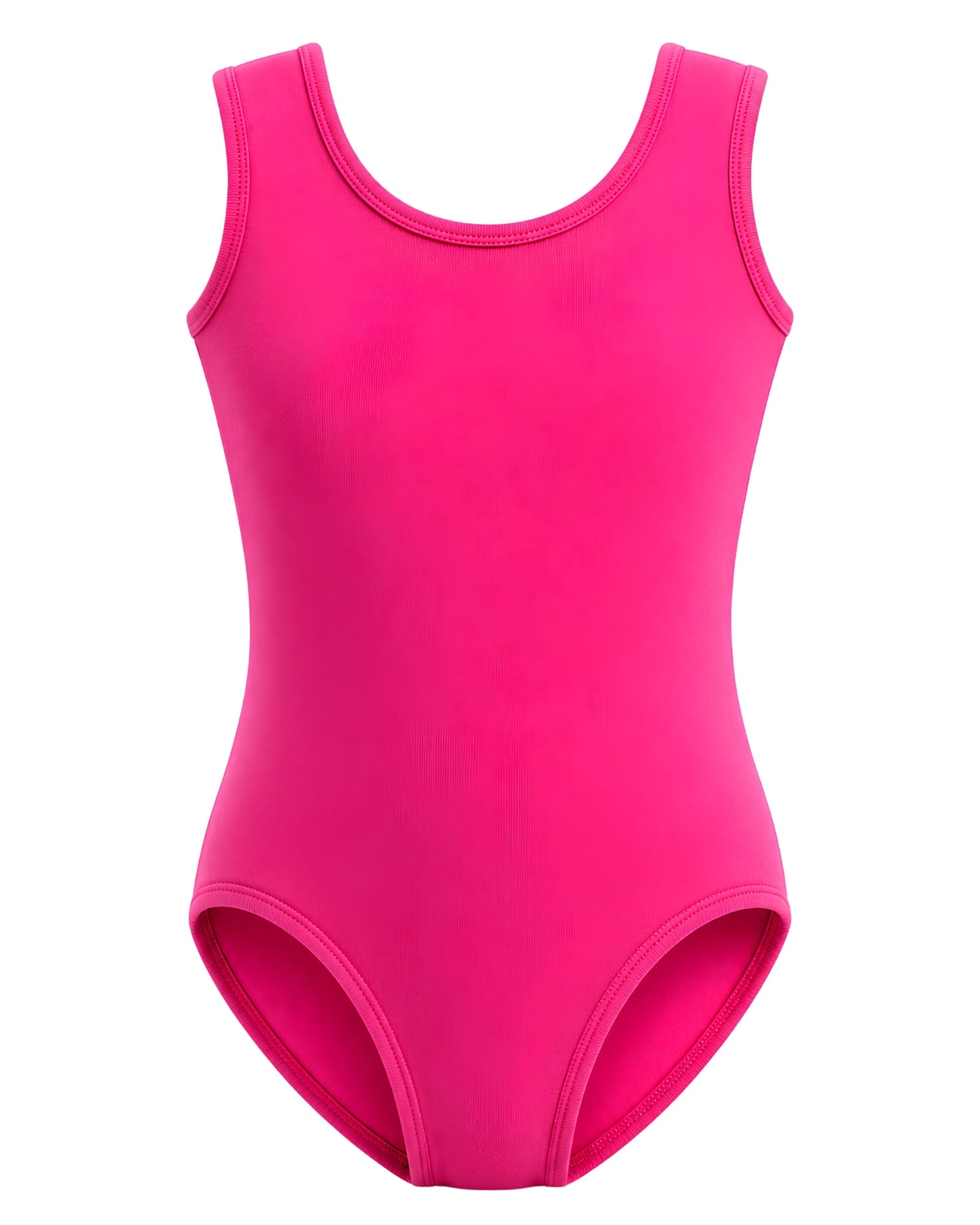 tank top girls leotard in hot pink