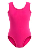 tank top girls leotard in hot pink