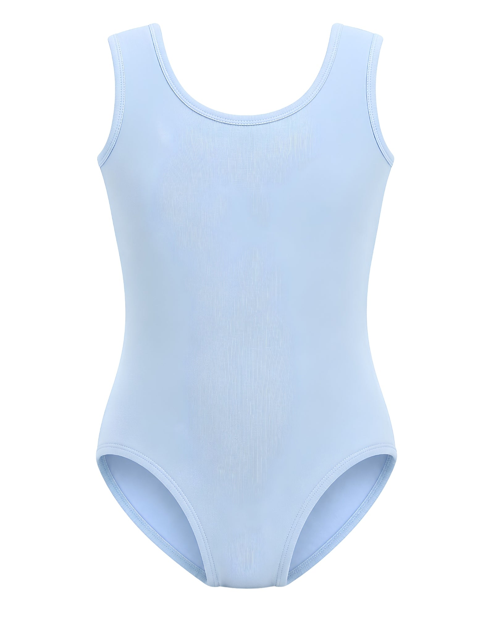 light blue girls tank top leotard