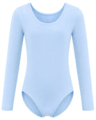 long sleeve leotard in lightblue