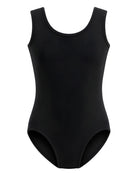 girls tank top leotard in black