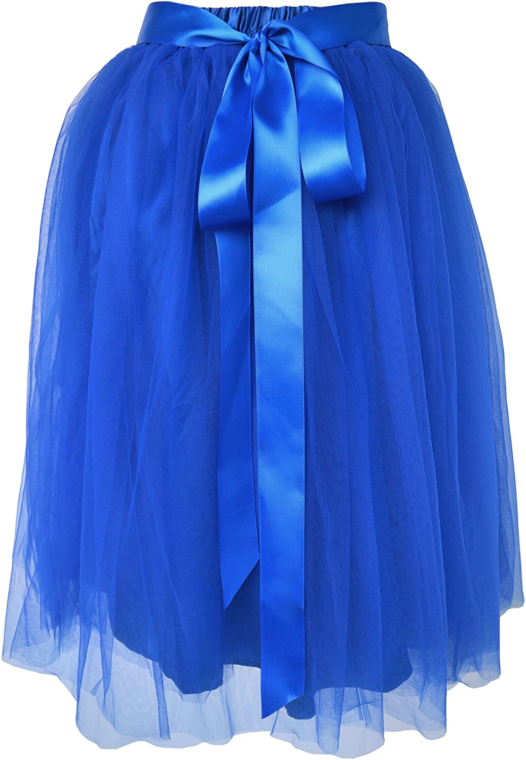 Women A-line Knee Length Tutu Tulle Skirt - Regular and Plus Size