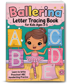 Ballerina Letter Tracing Book for ids Ages 3-5