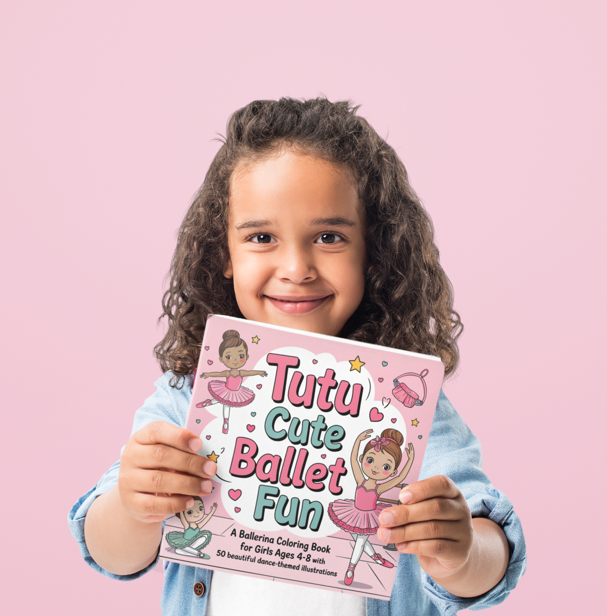 Ballerina Coloring Book for Girls Ages 4-8