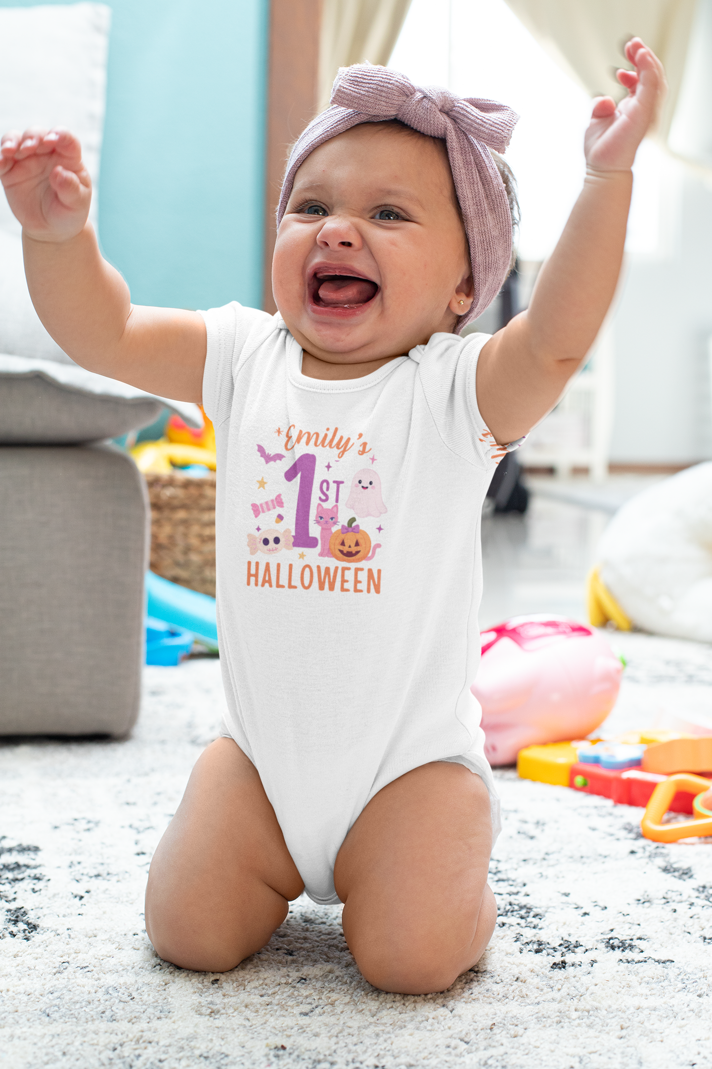 Personalized Baby Onesie for Halloween
