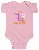 Personalized Pink Baby Girl Onesie for Halloween