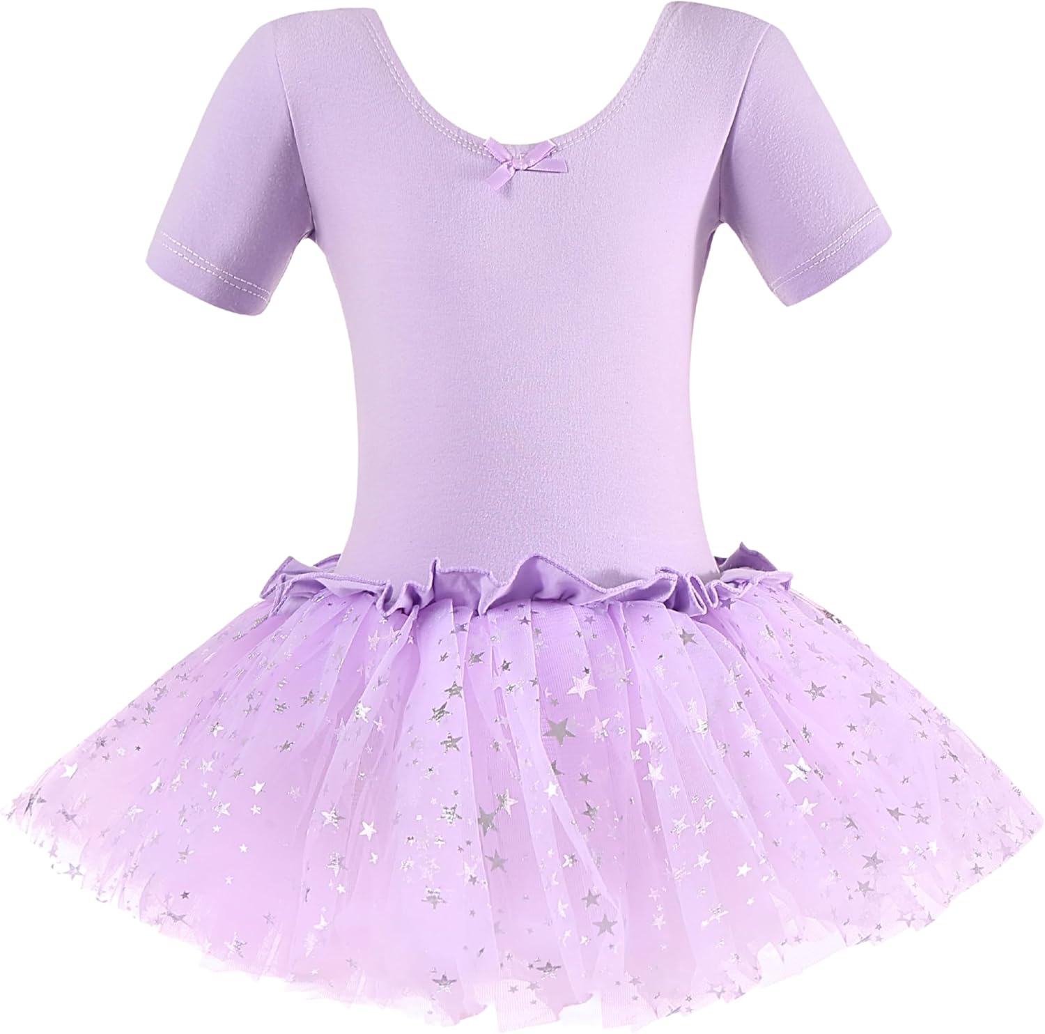Lavender Glitter Tutu Dress for Girls – Ballet outfit with sparkly glitter tulle skirt