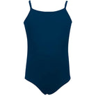 Dancina Cotton Camisole Leotard Camisole with Full Front Lining in Navy Blue