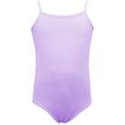 Dancina Cotton Camisole Leotard Camisole with Full Front Lining in Lavender